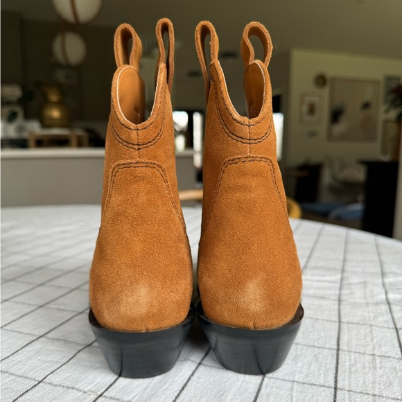 NEW GANNI SUEDE COWBOY BOOT - Picture 8 of 9